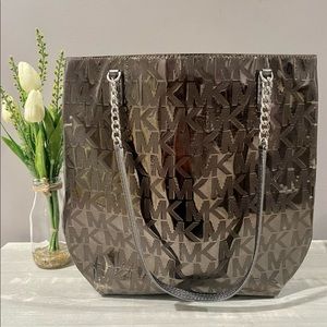 Michael Kors Metallic/Silver Tote